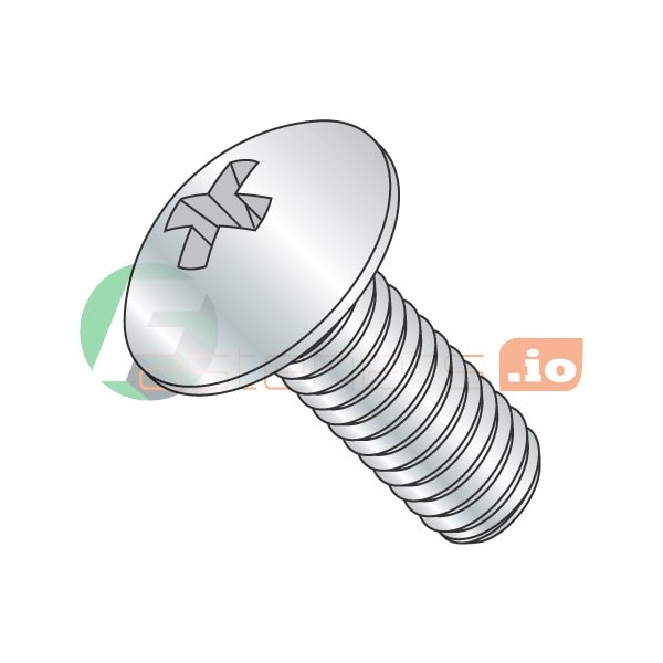 Newport Fasteners #8-32 x 2 in Phillips Truss Machine Screw, Zinc Plated Steel, 2000 PK 238317 - main